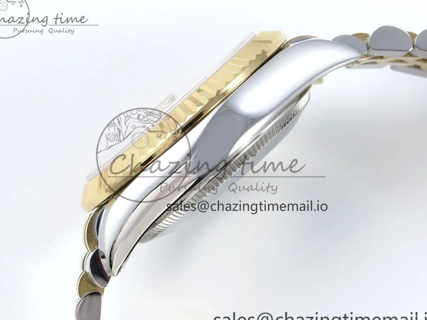 0214 DateJust 31 278273 ARF 1:1 Best Edition 904L Steel Silver Diamonds Dial on SS YG Jubilee Bracelet ETA TechFriendly 571